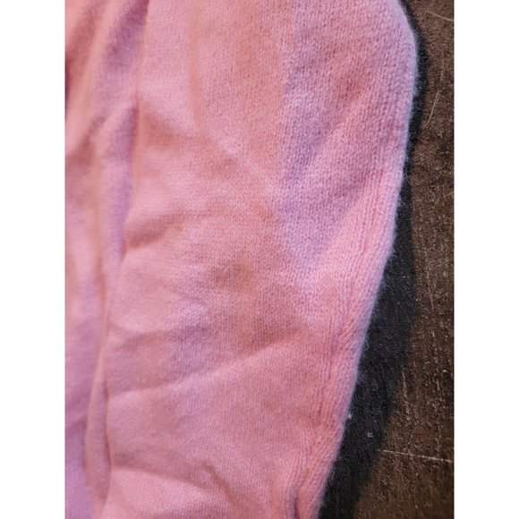 Vintage evan picone pink button up cardigan lambs wool - Picture 2 of 4